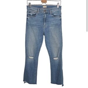 Mother The Insider Crop Step Fray.